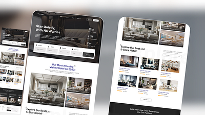 Introducing Our Latest Hotel Booking Website Design webdesing websitedesigning