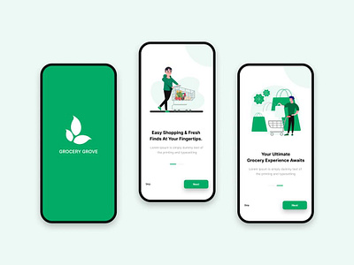 Grocery UI graphic design mobile app ui