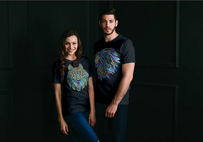 Mandala Lion Tshirt Design graphic design