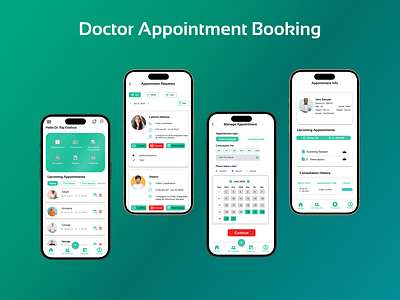 "MediConnect : Streamlined Appointment Management for Doctors" animation app appointment booking case study design doctor app doctor appointment booking graphic design mobile app motion graphics ui uiux ux uxui website