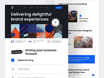Freebies - Branding Agency Landing Page agency app branding clean concept design freebies homepage illustration interface landing landing page minimal modern portofolio product store ui web website