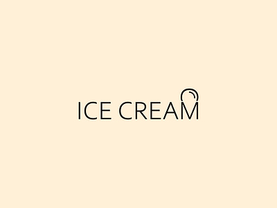 Ice Cream Logo ! branding creative logo design graphic design ice cream logo illustration logo logo design minimal logo modern logo