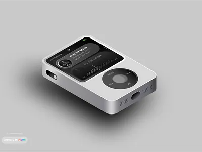 Ipod Concept @figma ai concept design illustration industrial design ios ipod minimal ui