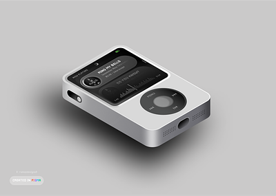 Ipod Concept @figma ai concept design illustration industrial design ios ipod minimal ui