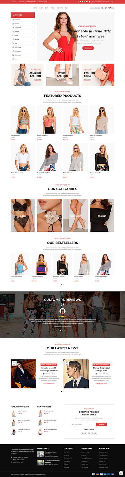 Fashion eCommerce Website ecommerce fashion wordpress