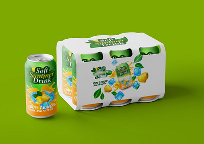 Soda Can Packaging Design soft summer drink amazon design amazon product design bottles design box design branding can design design graphic design illustration juice bottle design juice can design label design logo