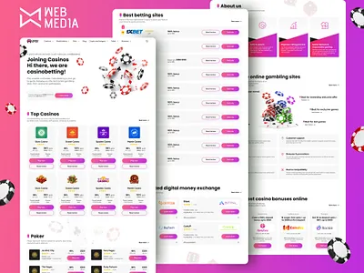 Gambling platform development app development design gambling platform game platform logo logotipe ui ux web design webdesign