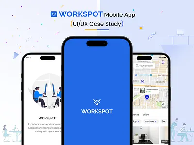 Co-Working Spaces Booking App | UI/UX Case Study case study co work co work app co working co working mobile app co working spaces co working spaces app co working spaces booking app mobile app case study mobile app uiux case study ui uiux case study