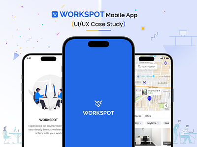 Co-Working Spaces Booking App | UI/UX Case Study case study co work co work app co working co working mobile app co working spaces co working spaces app co working spaces booking app mobile app case study mobile app uiux case study ui uiux case study