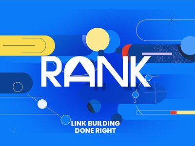 Rank - Branding for the link-building service company animation b2b brand brand book branding graphic design logo logomark marketing ui visual identity