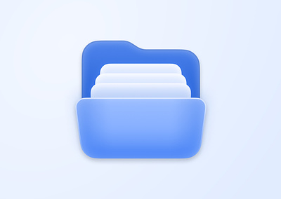 File app icon blur colorful design file flat icon icon design illustration ui web design