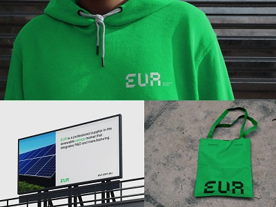 EUR Solar Panel Brand Identity brand identity branding branding design clean energy branding company branding eclipse branding energy branding eur branding green energy branding logotype renewable branding renewable energy branding typography vector