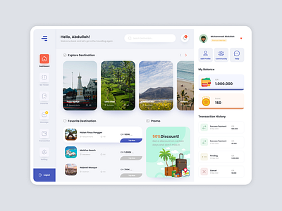 Dasboard SaaS for UI Travel Design app dashboard dashboard design design system design ui mobile app mobile design saas saas design ui ui design uiux uiux design ux ux design web web app web design