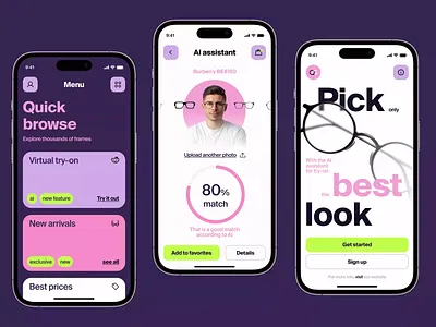 OpticStyle - Mobile App Concept creative