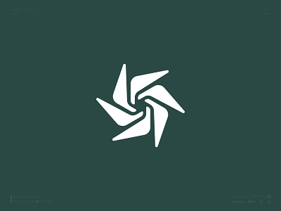 Dynamic Circle design icon logo logodesign logotype minimal vector