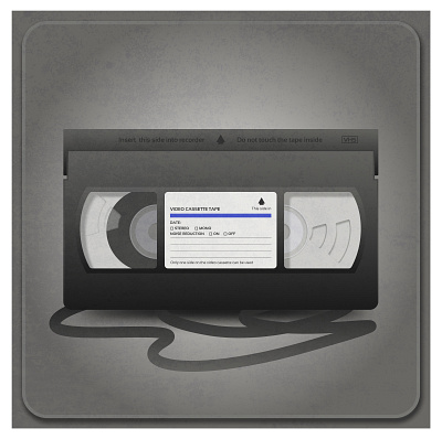 Video cassette digitalart figma figmaart illustration illustrationart ui videocassette videocassetteillustration vintagecollection vintageillustration