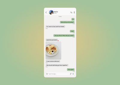 daily ui / 013 / direct message app chat daily ui dailyui design direct direct message message mobile web