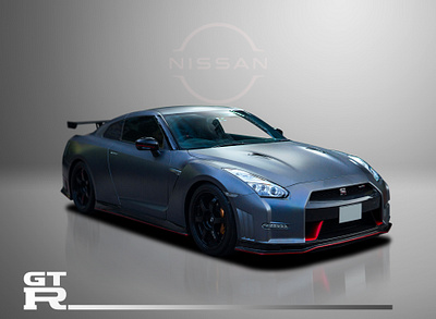Nissan GTR | Background removed. graphic design