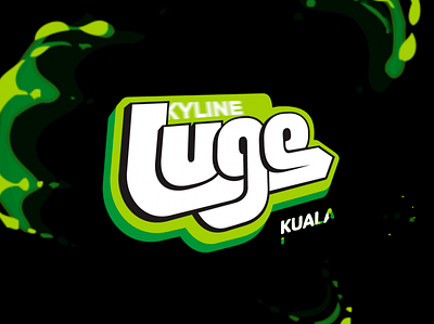 Skyline Luge animation branding logo motion graphics