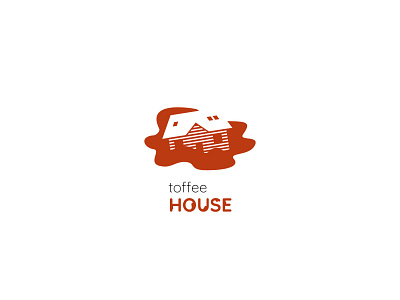 Toffee House Logo branding design graphic design holiday home house illustration logo toffee typography vector