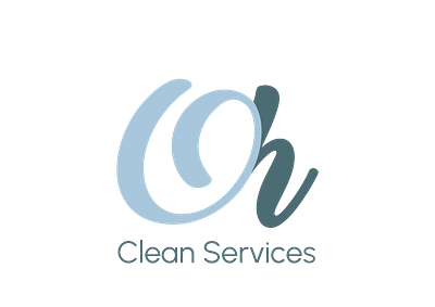 Oh Clean Services brand identity branding design graphic design illustration logo typography ui ux vector