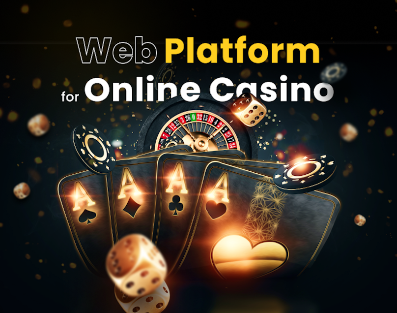 Online Casino – SaaS Web Platform landing page uiux user interface web design website