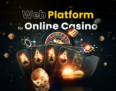 Online Casino – SaaS Web Platform landing page uiux user interface web design website