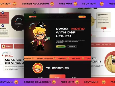 Meme coin landing page: website design design landing page landingpage meme coin meme coin landing page meme coin web design meme coin website design memecoin webdesign memecoinlanding page web design webdesign website website design