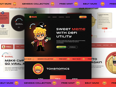 Meme coin landing page: website design design landing page landingpage meme coin meme coin landing page meme coin web design meme coin website design memecoin webdesign memecoinlanding page web design webdesign website website design