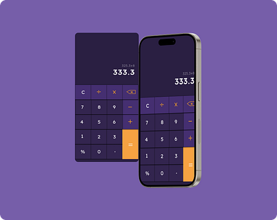 Calculator designui ui ux