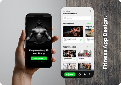 Fitness App Design. app design figma fitness fitness app design. ui