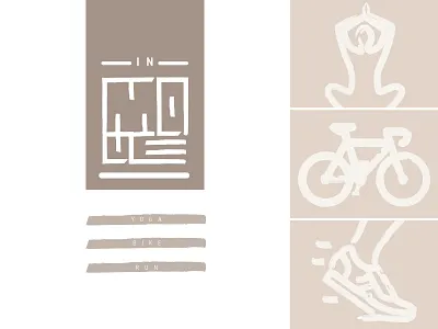 In move branding design graphic design logo