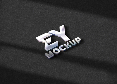 Silver 3D Logo Mockup 3d logo mockup 3d logo mockups 3d mockup free 3d mockup logo mock up logo mockup logo mockups mockup psd logo mockup
