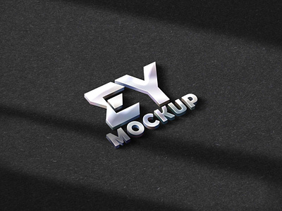 Silver 3D Logo Mockup 3d logo mockup 3d logo mockups 3d mockup free 3d mockup logo mock up logo mockup logo mockups mockup psd logo mockup