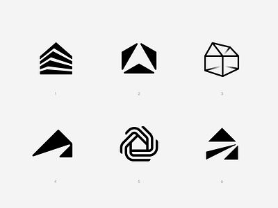 House Logos // Available For Sale arrow black and white branding collection graphic design growth home house hub logo logo mark logos mark minimal modern nest real estate smart