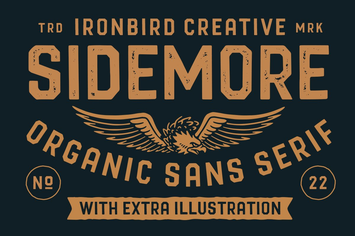 Side more - Organic Sans & Extras by Display Font Template on Dribbble