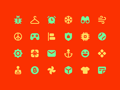 Amicons 1.1 coming soon! branding cute design figma friandly glyph graphic design grid icon icon library icon pack iconography icons icons set interface red round