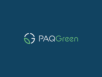 PAQGreen aec branding design green logo logotype pme symbol