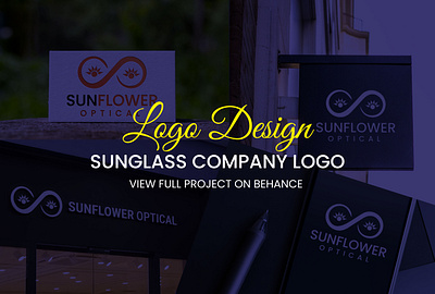 Logo design branding company creative design logo logodesign logos logotype sunglass