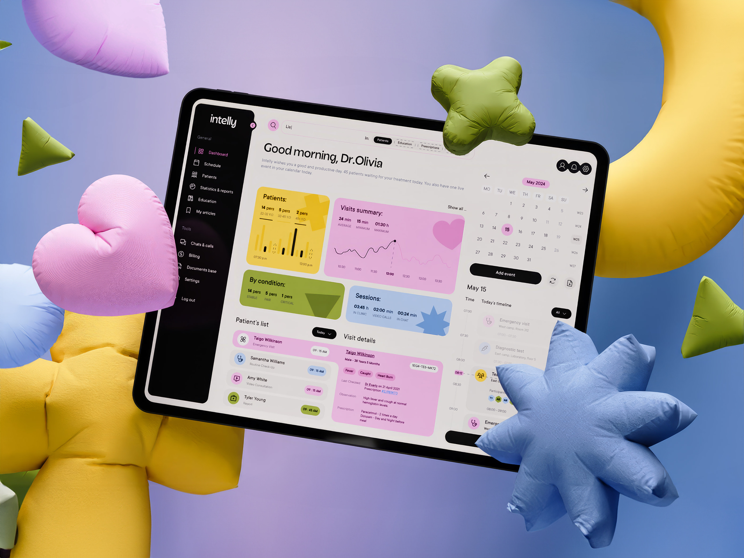Example of Healthcare Mobile & Web App UX/UI Design