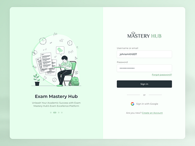 Login page by NETULR on Dribbble