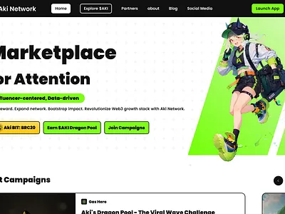 AKI NETWORK ui ux web3 设计