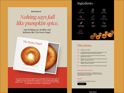 Email Design-Betterbrand bagelart bagellove creativecommunity designinspiration dribbbleshot graphicdesign uiux visualdesign visualstorytelling