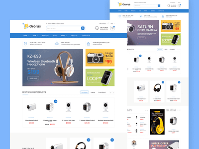 Electronic Stores Shopify Theme - Ororus best shopify stores bootstrap shopify themes clean modern shopify template clothing store shopify theme ecommerce shopify rtl shopify drop shipping shopify store