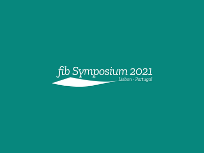 fib Symposium 2021 branding design fib graphic design lisbon logo logotype symposium