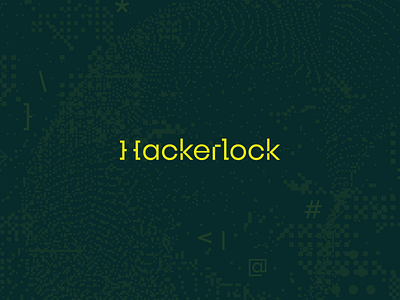 Hackerlock branding logo type