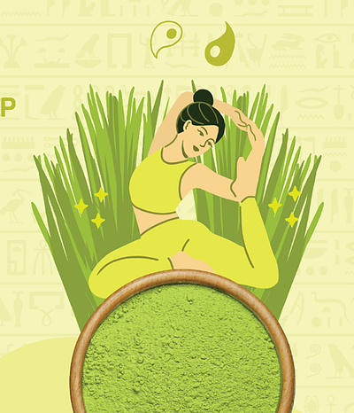 Vegetable powder and health branding bột rau graphic design illustration vietnamese