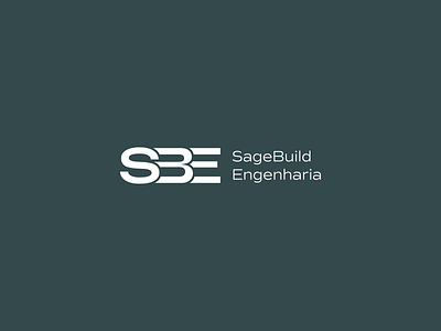 SageBuild Engenharia branding build building construction design engineering logo logotype symbol type