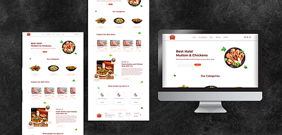 Non-Veg Food Website UI e commerce website food website graphic design homepage landing page non veg food website design online food website ui swiggy template ui ui ux veg food website design web design web template zomato