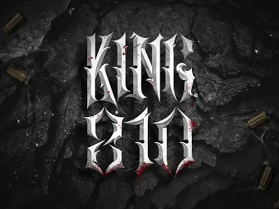 King 810 Wordmark art art direction artwork calligraphy graphic design heavy metal king810 letter art lettering music type type design typography wordmark